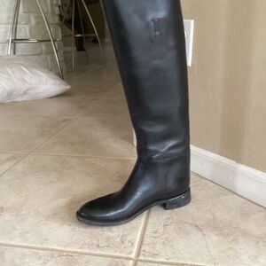 Effingham riding boots talk black leather 7